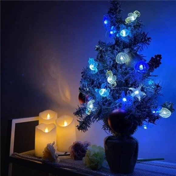 Ocean Themed Marine Life Night Lights, Beach Aquarium Décor Sea Turtle Seahorse - Picture 5 of 6